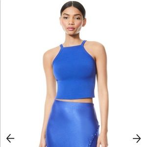 Alice and Olivia Cabot High Neck Top worn 1x